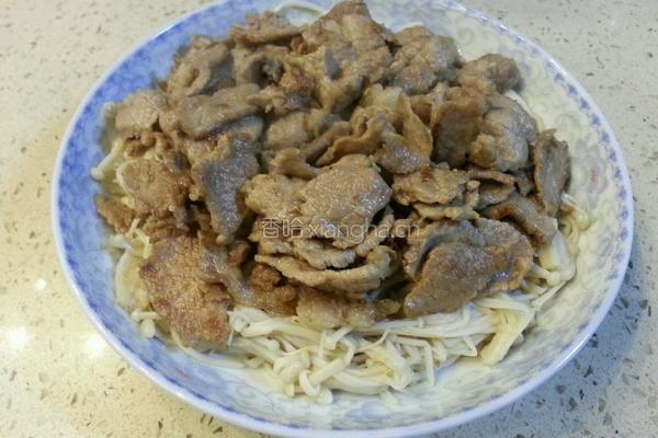 牛肉金针菇的做法图解5