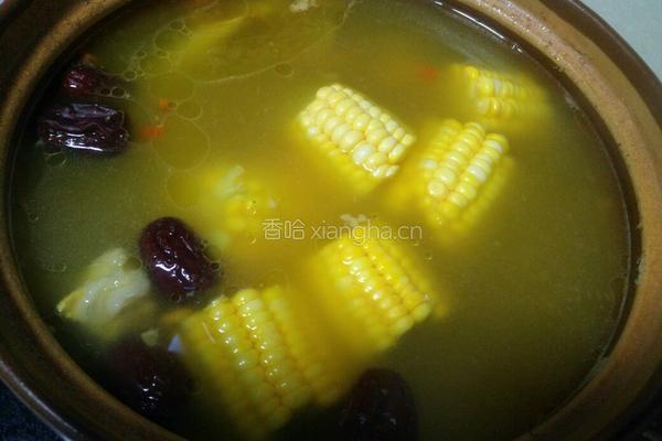 虫草花玉米排骨汤的做法图解6