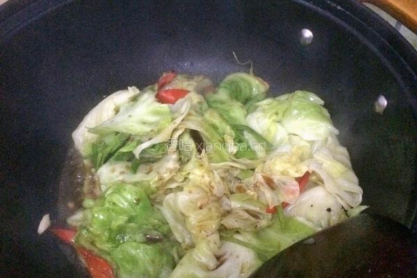 手撕包菜的做法图解9