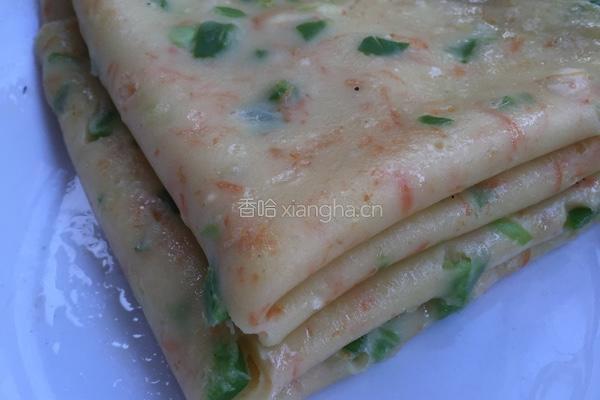 蔬菜鸡蛋薄饼
