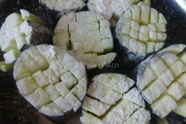 菊花茄子的做法图解5