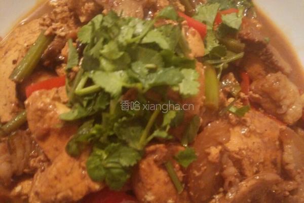 家庭版烧豆腐的做法图解7