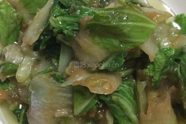 醋溜白菜的做法图解4
