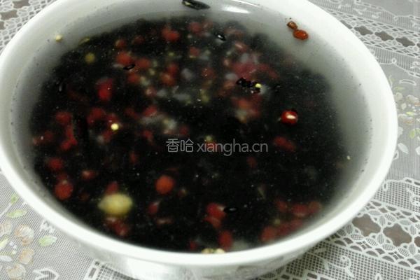红豆山药粥的做法图解3