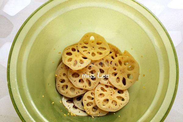 姜汁老醋拌藕片的做法图解8