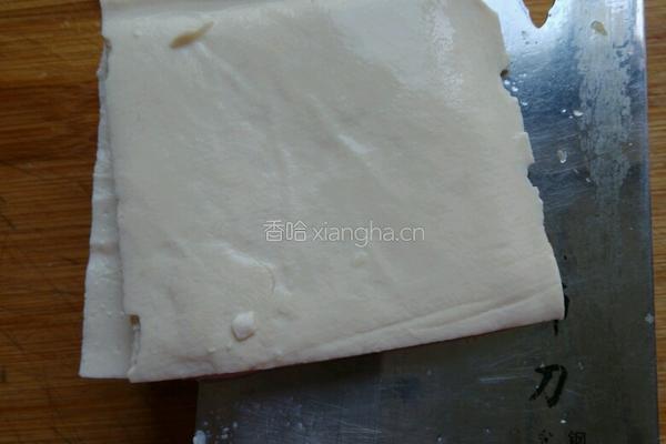 蒸豆腐酿肉的做法图解5