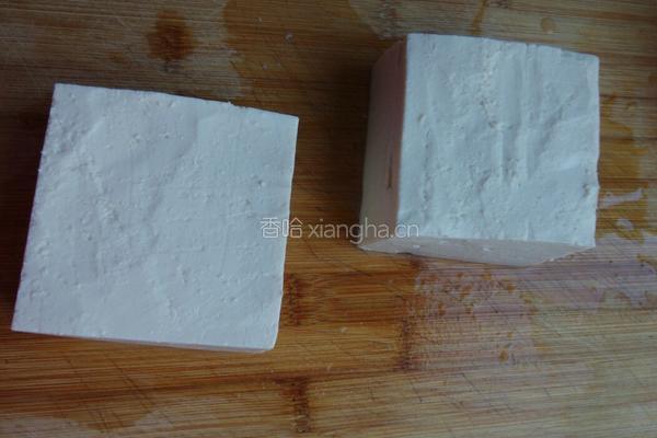 蒸豆腐酿肉的做法图解6