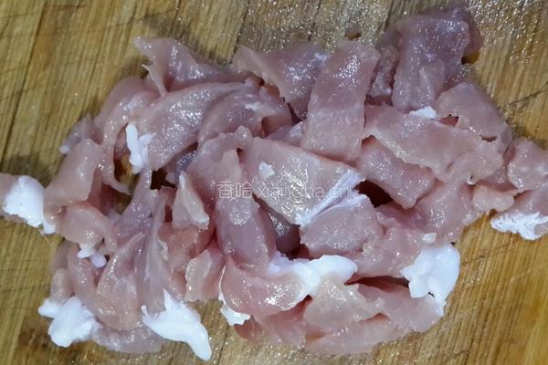 肉炒莲藕的做法图解2