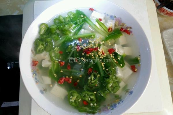 小白菜豆腐汤（珍珠翡翠白玉汤）的做法图解9