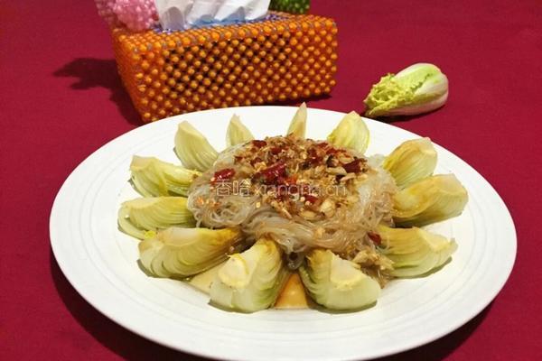蒜蓉粉丝娃娃菜的做法图解6