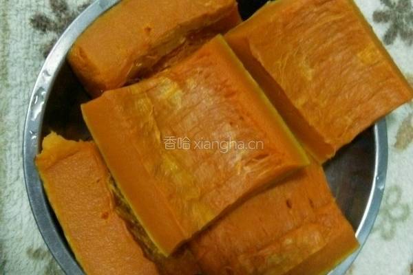 南瓜饅头的做法图解1