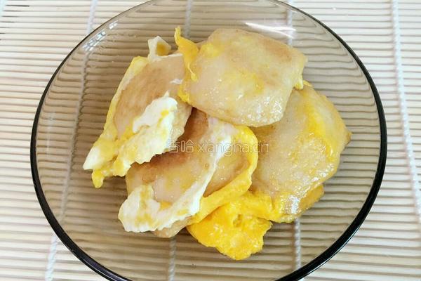 鸡蛋香煎鱼豆腐的做法图解6