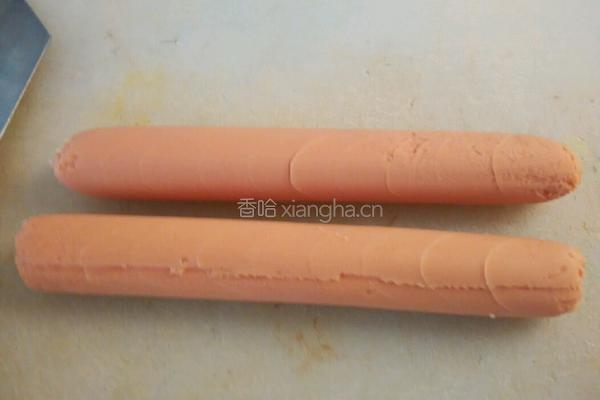叉烧火腿早餐的做法图解1