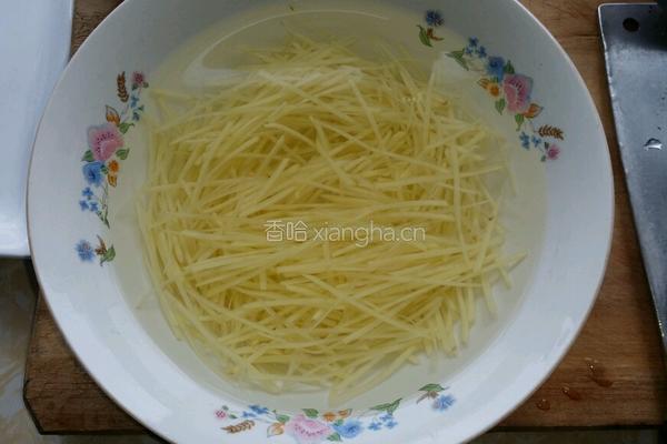 炝拌土豆丝的做法图解3