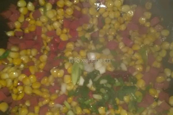 小炒玉米胡萝卜的做法图解7