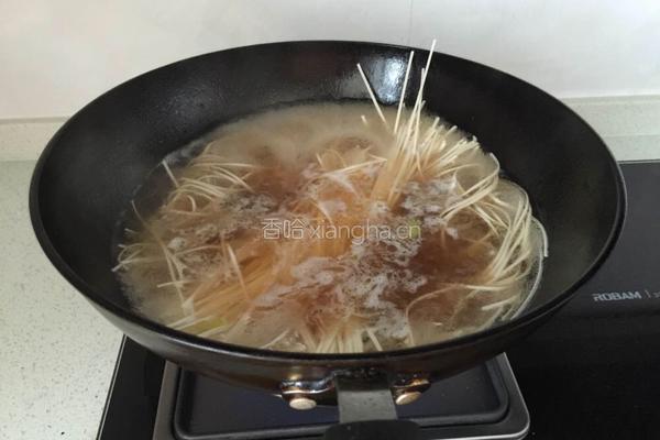 青菜鸡蛋面的做法图解6