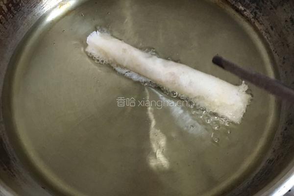 葱香肉丝春卷的做法图解15
