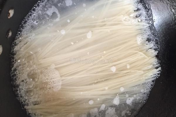 海鲜炒粉的做法图解3