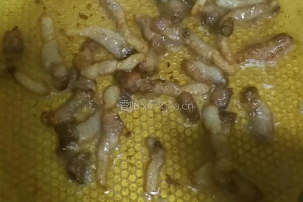 蒜薹炒肉的做法图解3