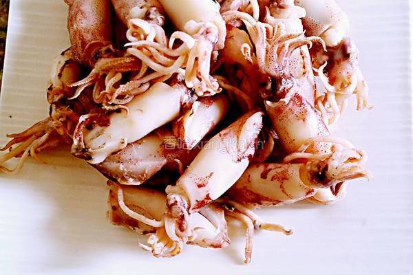 八爪鱼炒菲菜的做法图解3