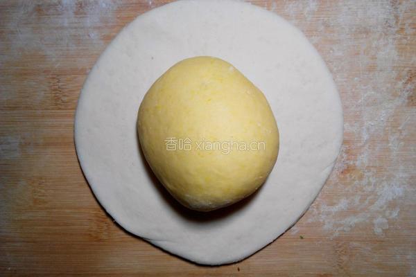 南瓜菊花馒头的做法图解9