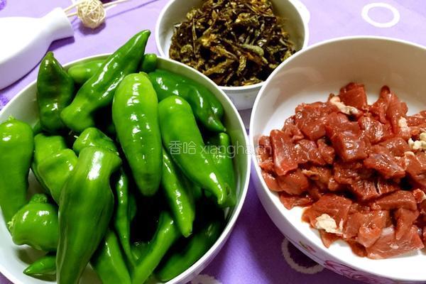 酱辣椒牛肉的做法图解1