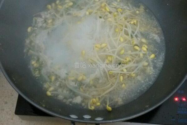 豆芽肉末汤的做法图解9