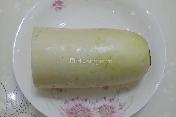 酸辣脆萝卜的做法图解1
