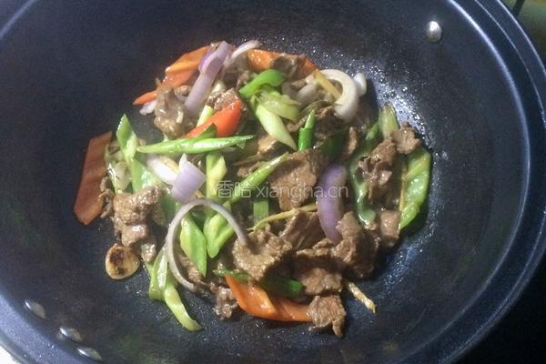 爆炒牛肉的做法图解9