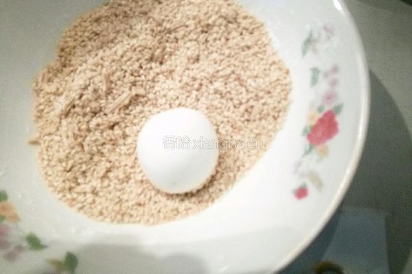 豆沙麻球的做法图解8