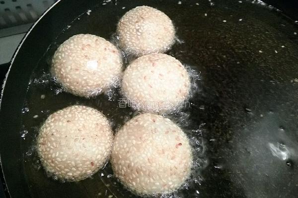 豆沙麻球的做法图解12