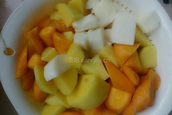 咖喱土豆鸡块的做法图解2