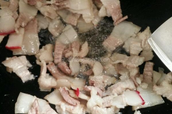 青瓜炒花肉的做法图解2