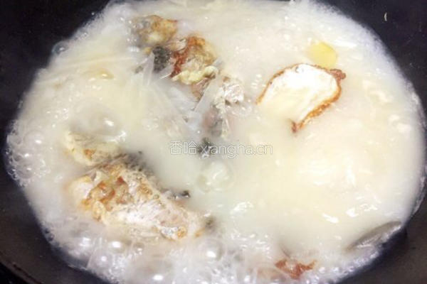 鲫鱼萝卜丝汤的做法图解6