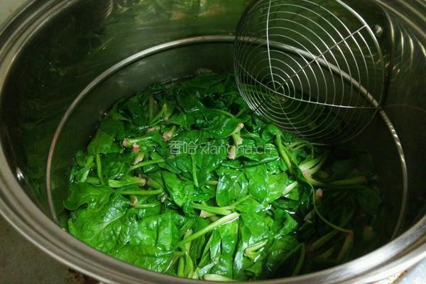 冰花菠菜鸡蛋煎饺的做法图解6