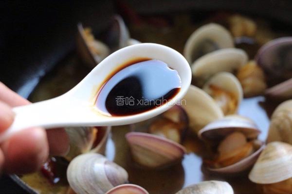 酒蒸文蛤的做法图解7