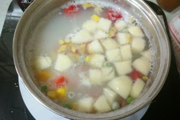 开胃什锦苹果羹的做法图解6