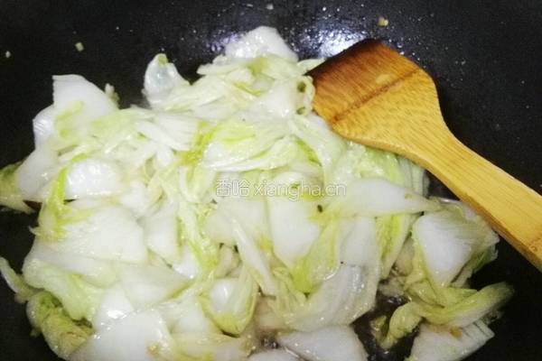 炝白菜的做法图解4
