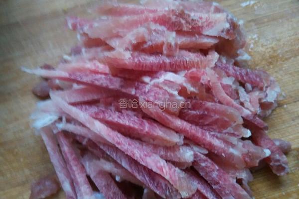 京酱肉丝的做法图解1