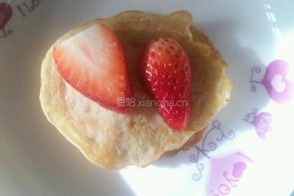 草莓奶油香蕉松饼的做法图解17