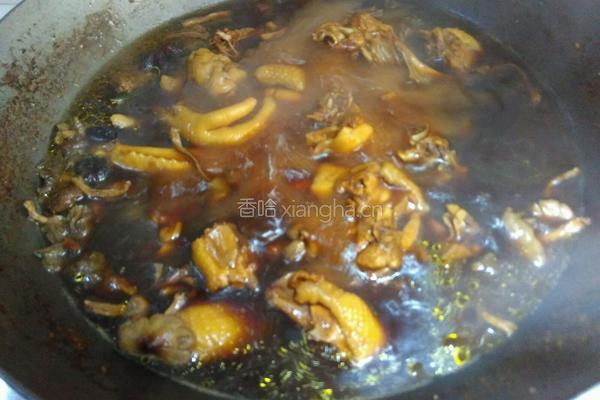 小鸡炖蘑菇的做法图解6