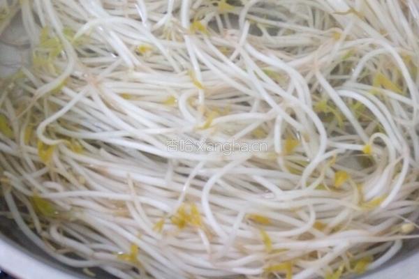 凉拌豆芽的做法图解2