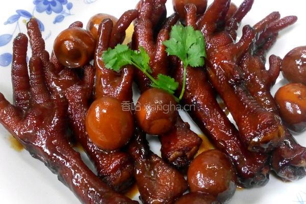 卤鸡爪鹌鹑蛋的做法图解10