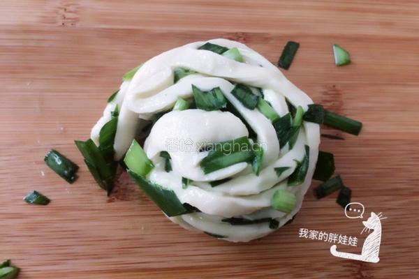 韭菜拉丝饼的做法图解9