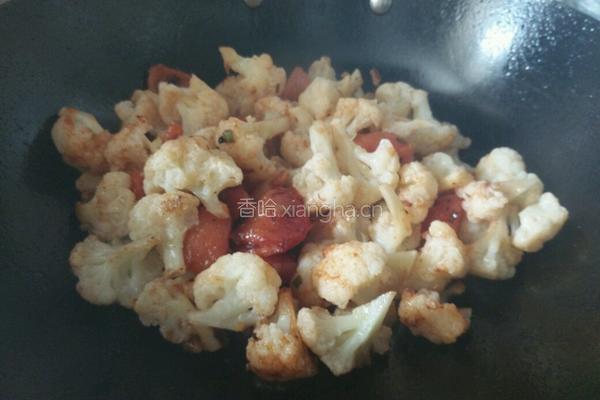番茄菜花的做法图解8