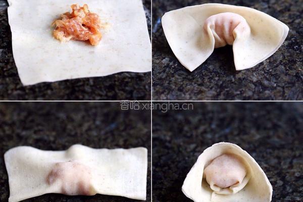 生煎花形小馄饨的做法图解3