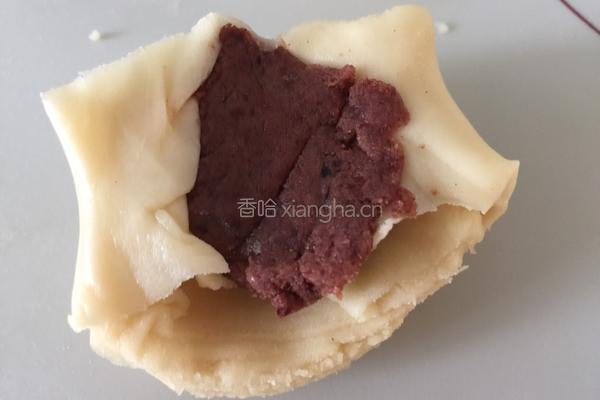 红豆沙馅酥饼的做法图解9