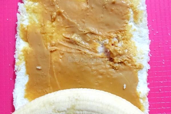 香蕉吐司卷的做法图解4