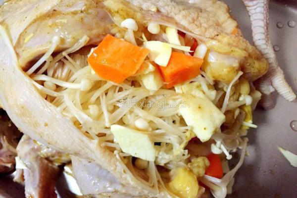 年夜饭_烤鸡的做法图解3