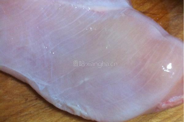 鸡丝豌豆苗的做法图解1